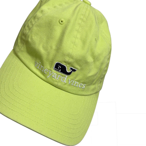 Vineyard Vines Lime Green Logo Baseball Cap One Size