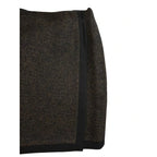 Randolph Duke Metallic Tweed Wrap Mini Skirt Black Gold
