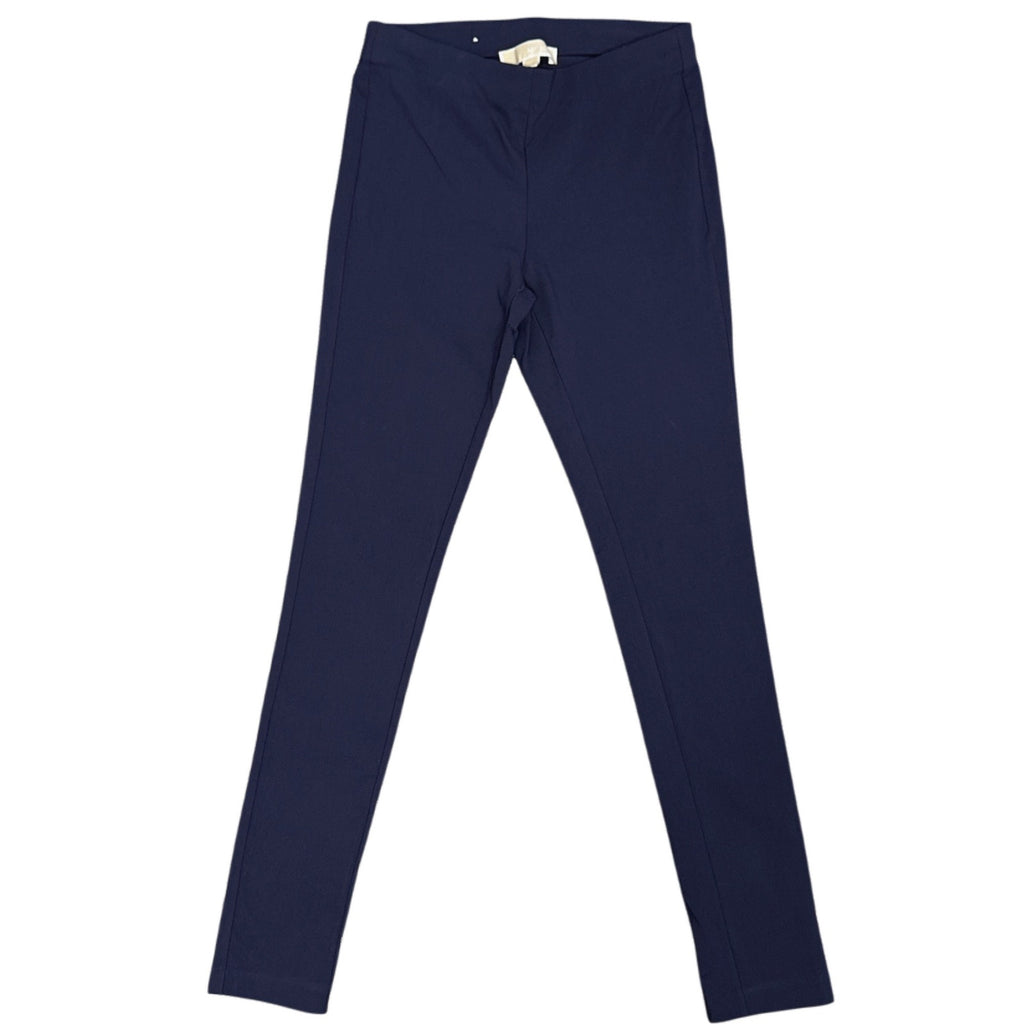 Michael Kors Navy Blue Slim Fit Stretch Leggings Size Small Pull-On Pants
