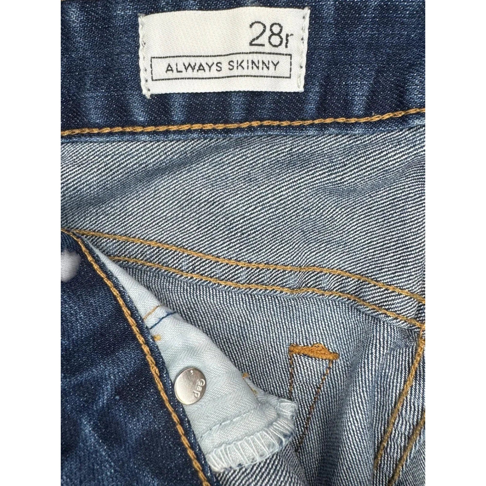 Gap 1969 Skinny Jeans Medium Blue Size 28
