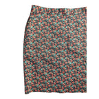 Ditsy Floral Pencil Skirt Navy Coral Teal Print Brooks Brothers Black
