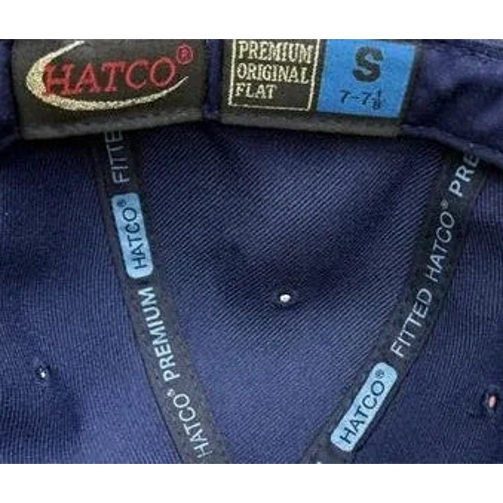 Hatco Washington Fitted Baseball Cap Navy Blue