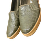 Nautica Sunchaser Woven Slip-On Loafers Olive Green