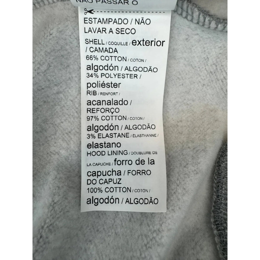 Puma Box Logo Pullover Hoodie Grey Heather XL