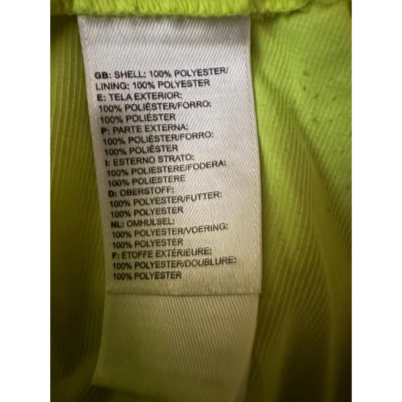 The North Face Lightweight Running Wind Jacket Neon Yellow