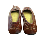 Eddie Bauer Leather Tassel Moccasin Driving Flat Brown