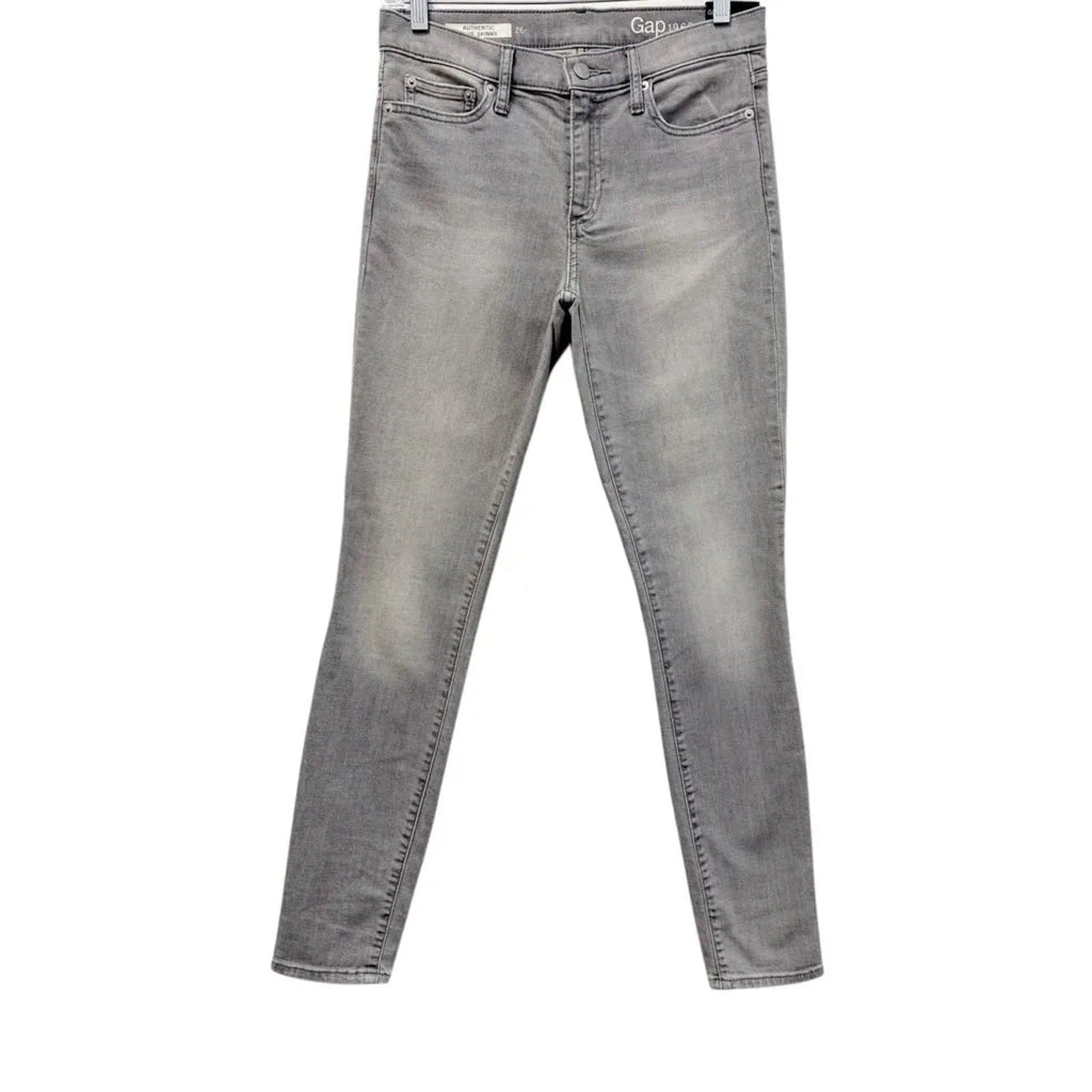 Gap 1969 Authentic True Skinny Mid Rise Stretch Jeans