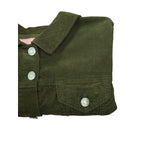 Juicy Couture Cropped Corduroy Jacket Olive Green
