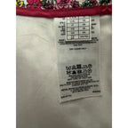 Brooks Brothers Ditsy Floral Linen Blend Pencil Skirt White
