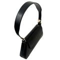 Zara Black Minimalist Baguette Shoulder Bag Silver Hardware Y2K Style