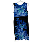 Joseph Ribkoff Floral Print Sleeveless Sheath Dress