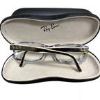 Ray-Ban Tortoise Shell Rectangular Eyeglass Frames