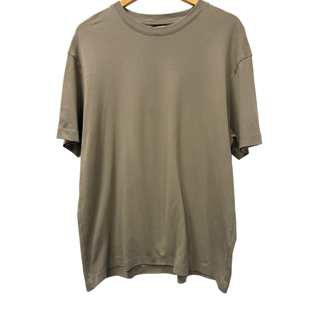 Massimo Dutti Men's grey knit top in size XL