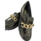 Guess Hillford Chain-Detail Platform Lug-Sole Loafers