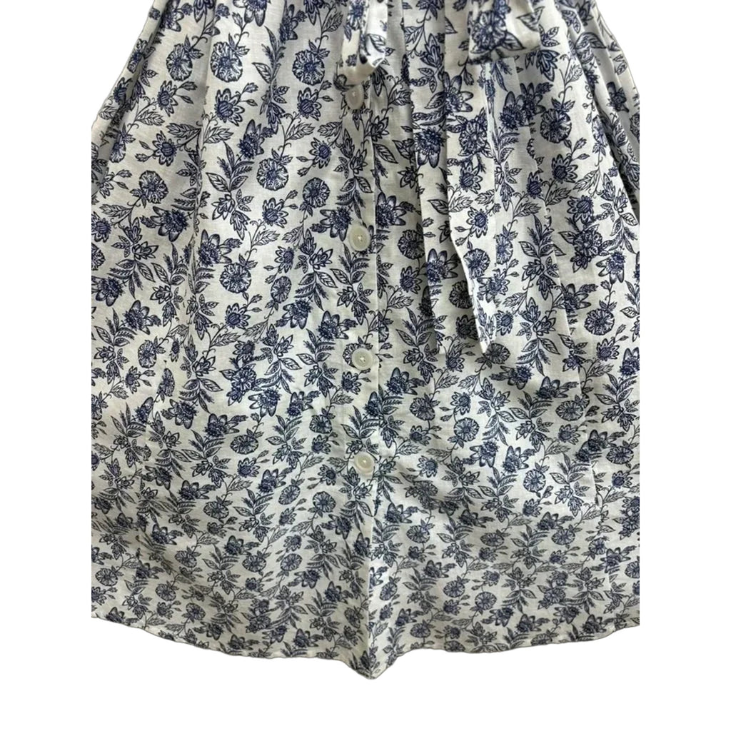 Tommy Hilfiger Floral Ruffle Sleeve Midi Wrap Dress