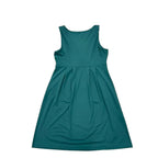Eddie Bauer Teal Sleeveless Fit & Flare Dress Pockets