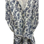 Tommy Hilfiger Floral Ruffle Sleeve Midi Wrap Dress