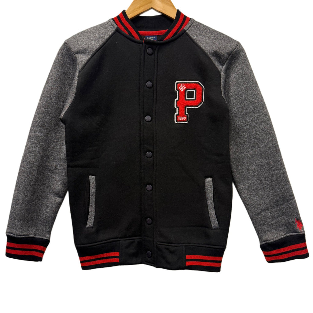 US Polo jacket in size 10/12 Grey and black