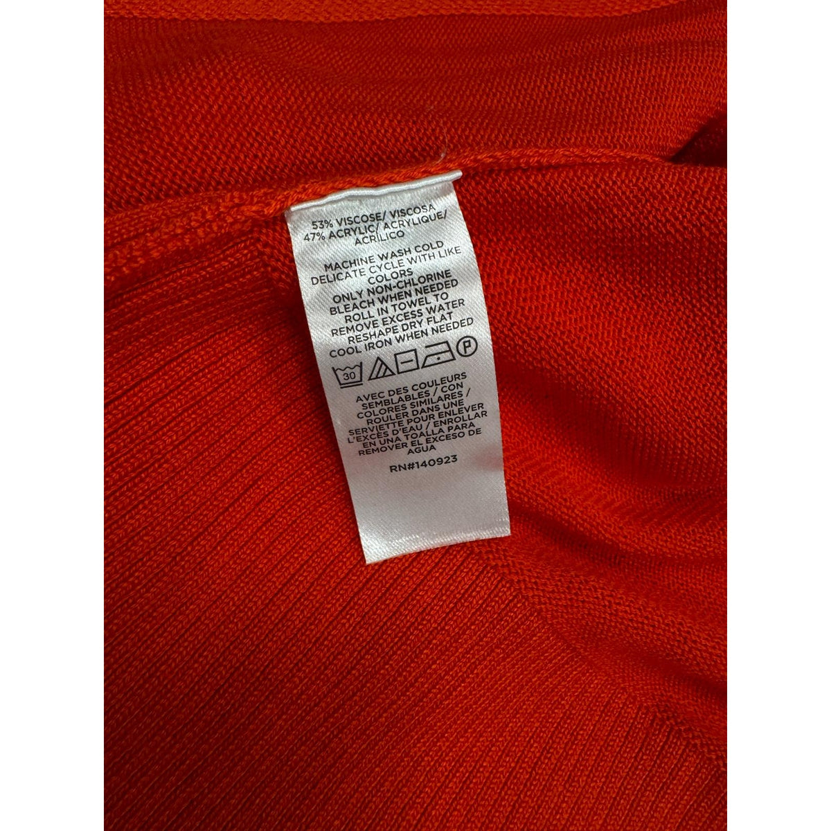 LOFT Open Front Cardigan Sweater Red Medium