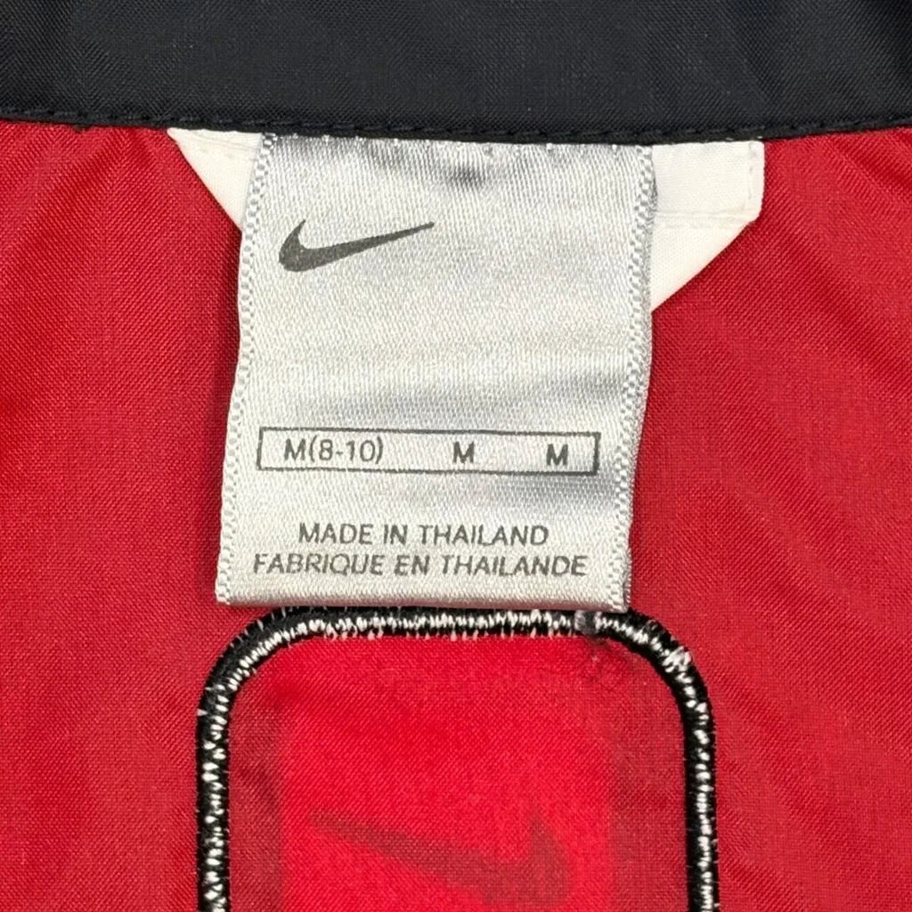 Nike Colorblock Windbreaker Track Jacket Red
