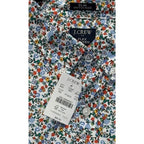 J.Crew Slim Untucked Flex Oxford Floral Button-Down Shirt L