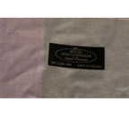 NEW 100% Cashmere Scarf Beige Pink Plaid Fringe Made in Germany Luxury Soft