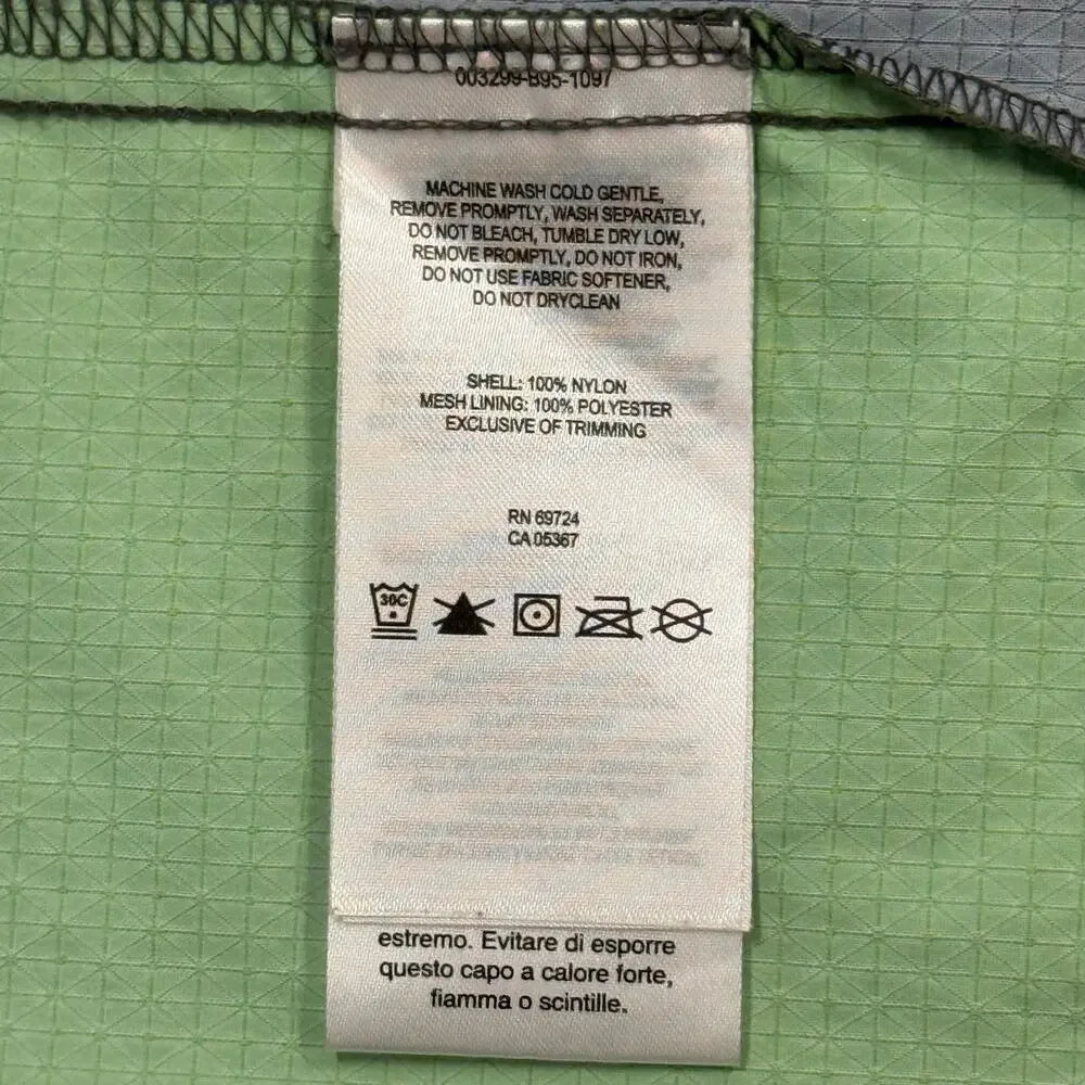 Columbia neon green boy's rain coat in size XXS