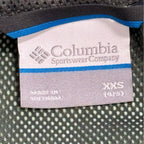 Columbia neon green boy's rain coat in size XXS