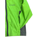 Columbia neon green boy's rain coat in size XXS