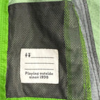 Columbia neon green boy's rain coat in size XXS