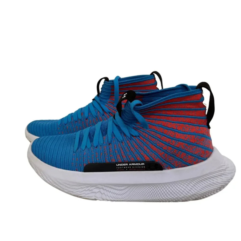 Unisex Under Armour blue flow intellinet sneakers. Men's size 10 Woman's size 11.5