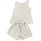 Emory Rose beige Top and shorts for women in size S