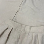 Emory Rose beige Top and shorts for women in size S