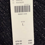 ANTHROPOLOGIE WOMAN'S BLACK HALTER TOP IN SIZE L