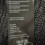 ANTHROPOLOGIE WOMAN'S BLACK HALTER TOP IN SIZE L