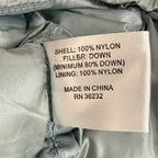 Martha Stewart Martha Stewart Sage Green Lightweight Down Puffer Jacket Women’s Large