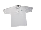 Essentials White Herringbone Polo Shirt Spruce Meadows