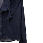 Zara woman's dark jean shirt size S