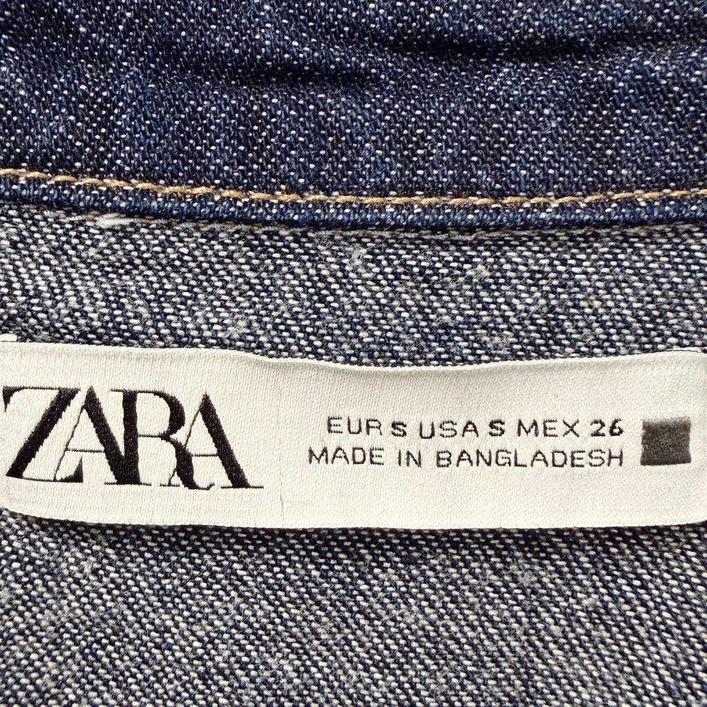 Zara woman's dark jean shirt size S