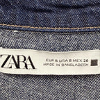 Zara woman's dark jean shirt size S
