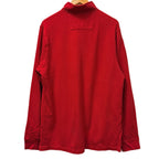 Chaps men's red cotton zipper top