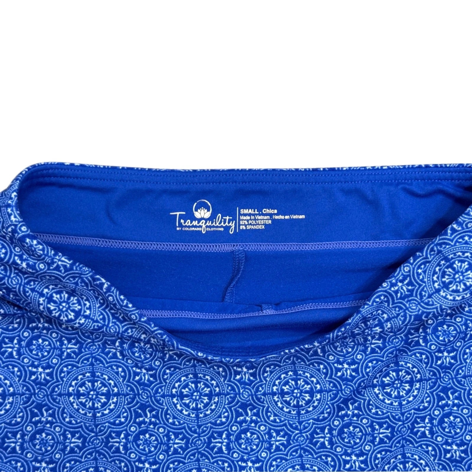 TRANQUILITY BLUE FLORAL SKORT FOR WOMAN SIZE S