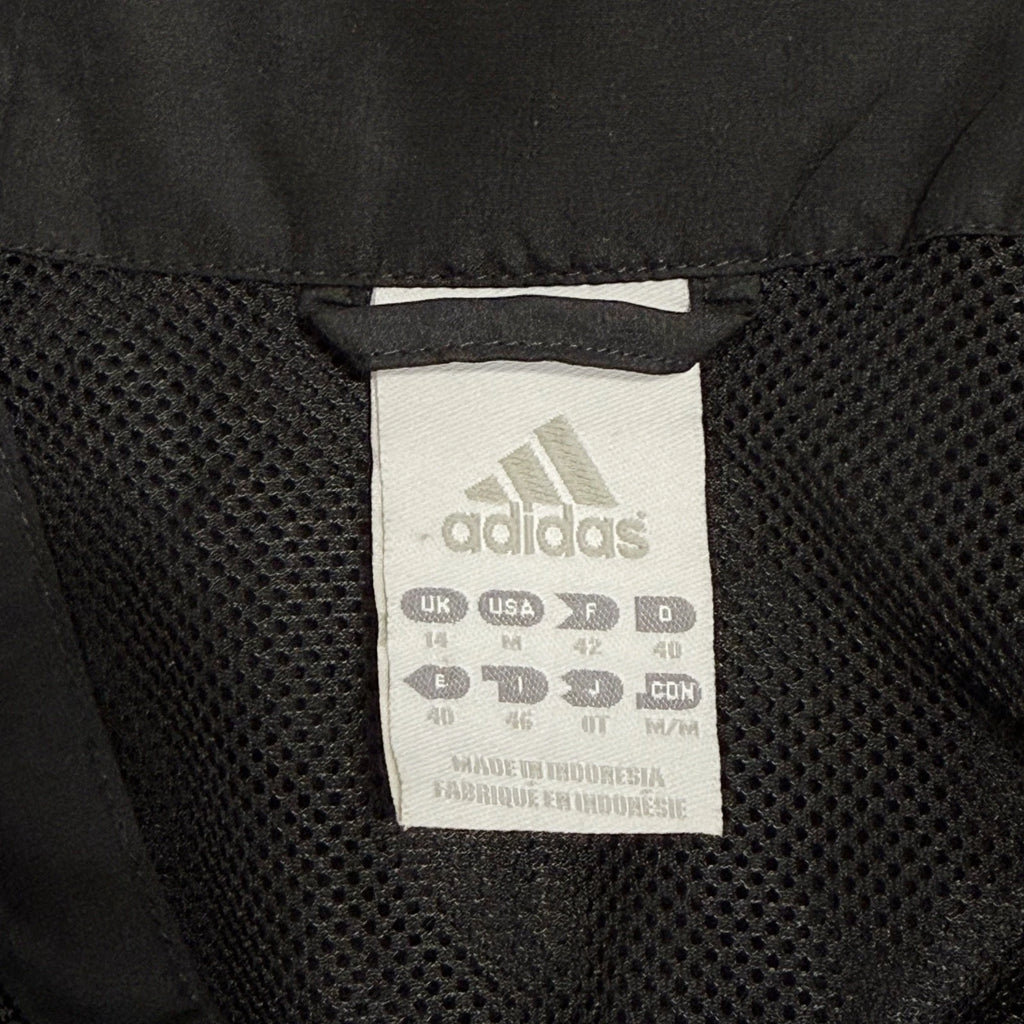 Adidas Women’s Black Lightweight Zip-Up Jacket Windbreaker Athletic Running Size M