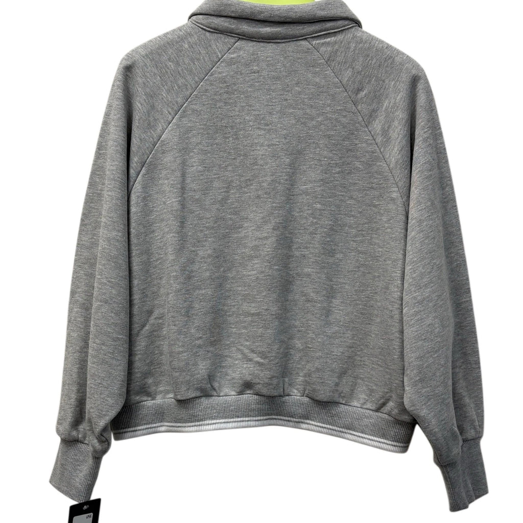 Converse Girls Quarter Zip Sweatshirt Gray Size 10–11 Years NWT