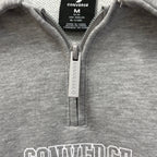 Converse Girls Quarter Zip Sweatshirt Gray Size 10–11 Years NWT