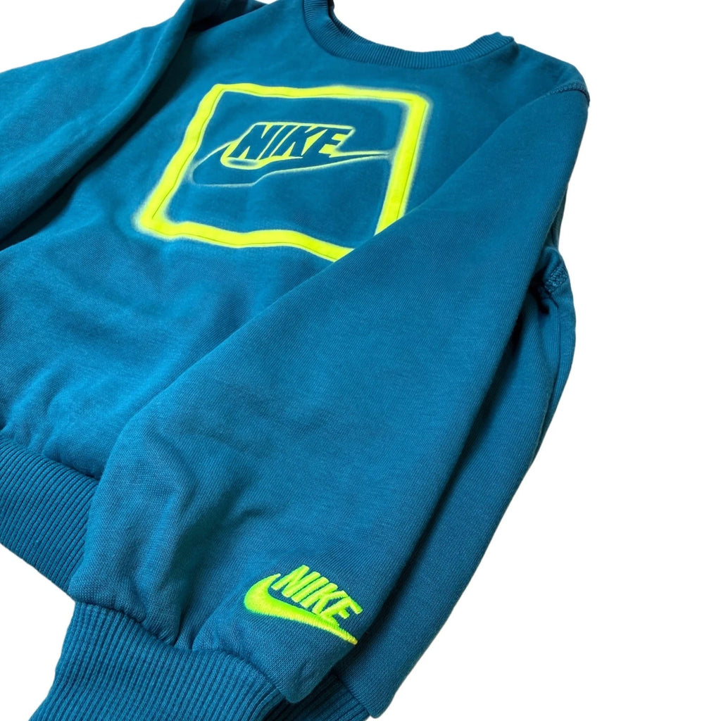 Kids Nike Sweatshirt in Teal Blue Size S 14/16