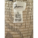 Jopaa woman's top in black and white pattern
