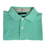 Tommy Hilfiger light blue men's polo in size L