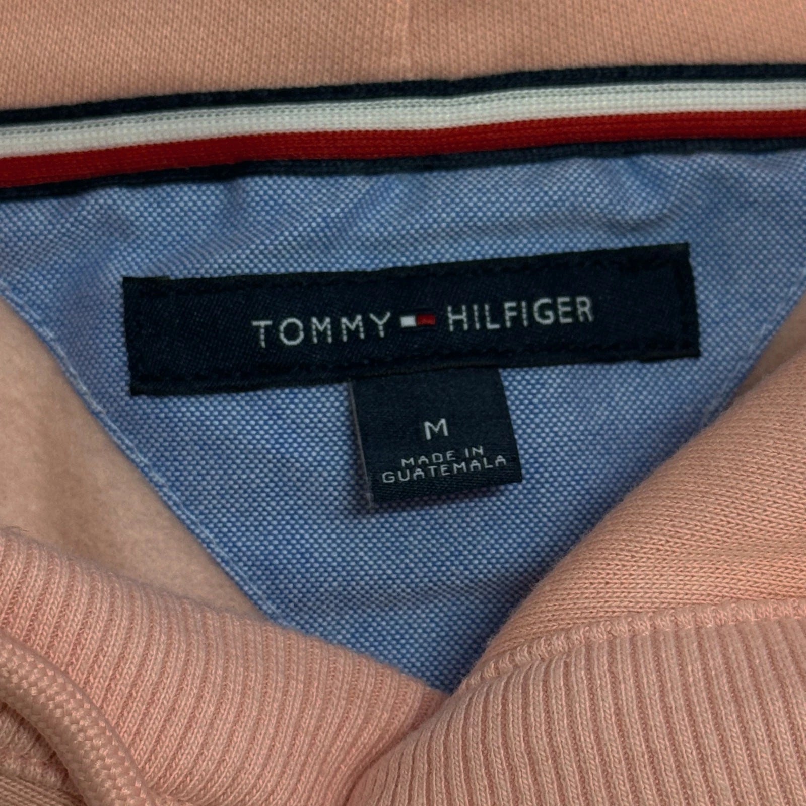 Tommy Hillfiger pink Woman's hoodie in size M