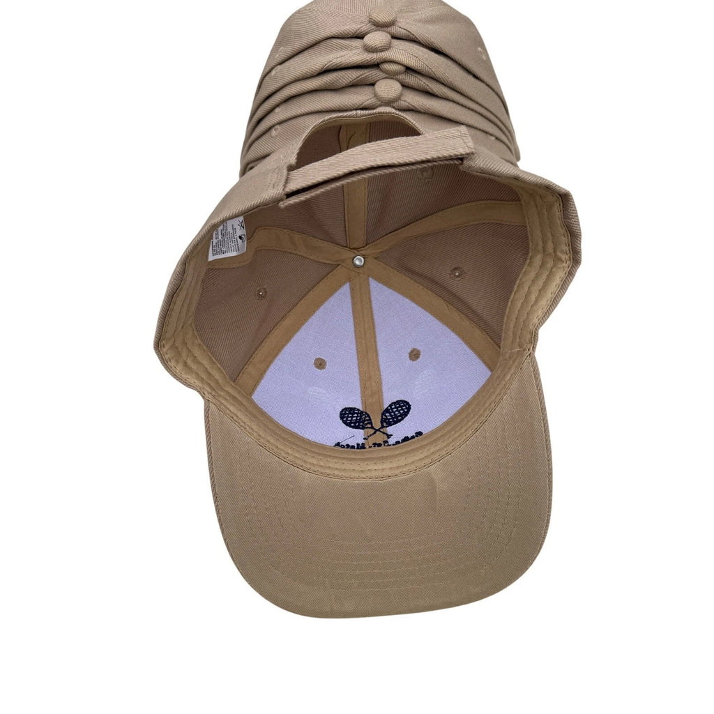 Game Set Match Tennis hat in beige